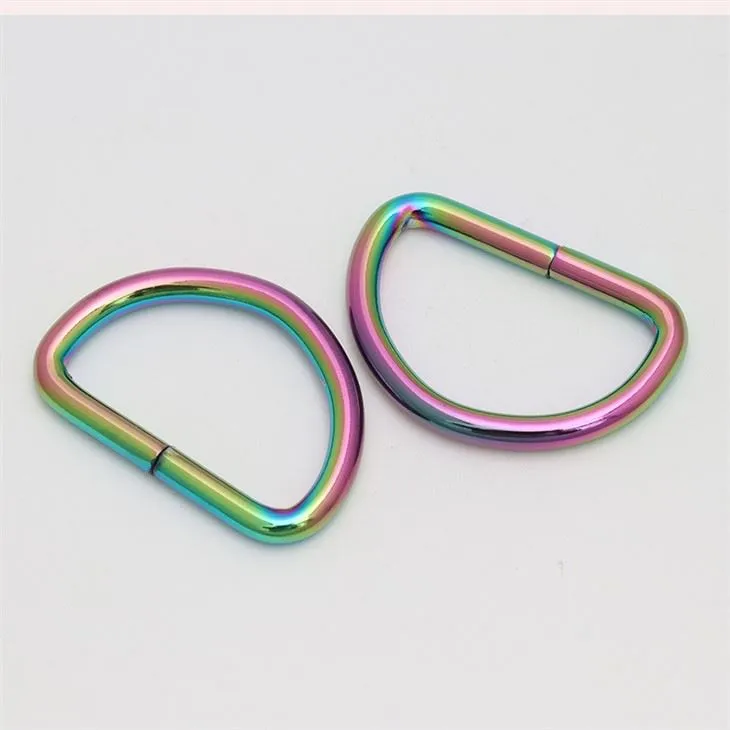 Metal Chrome D Ring Buckle