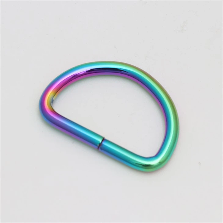 Metal Chrome D Ring Buckle